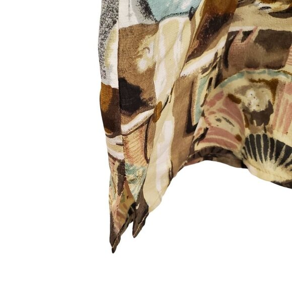 Vintage Abstract Home Decor Patterned  Blouse - Picture 5 of 7